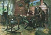 Harriet Backer Kolbotnstua oil